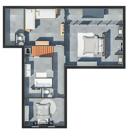 Modern Country House With A Fireplace At The Bedafse Bergen Uden