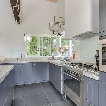 Modern Country House With A Fireplace At The Bedafse Bergen